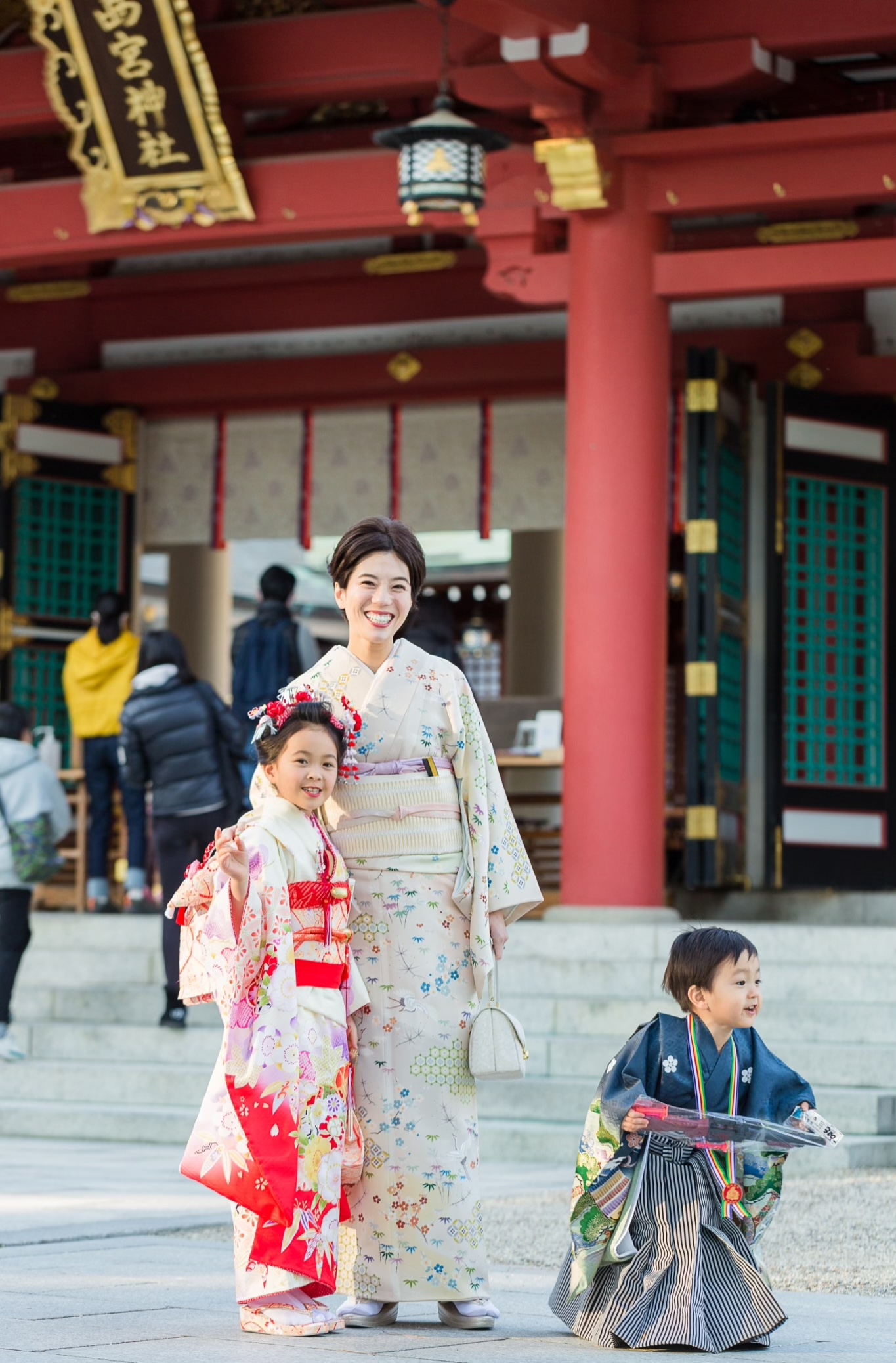 母の着物が、息子の七五三の着物に- きもの利久