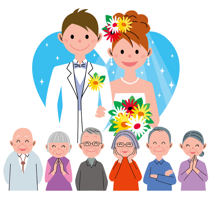 桜のある公園を歩く人々のイラストのお花見交流会のポスターの無料ポスターテンプレート 19076 - デザインAC