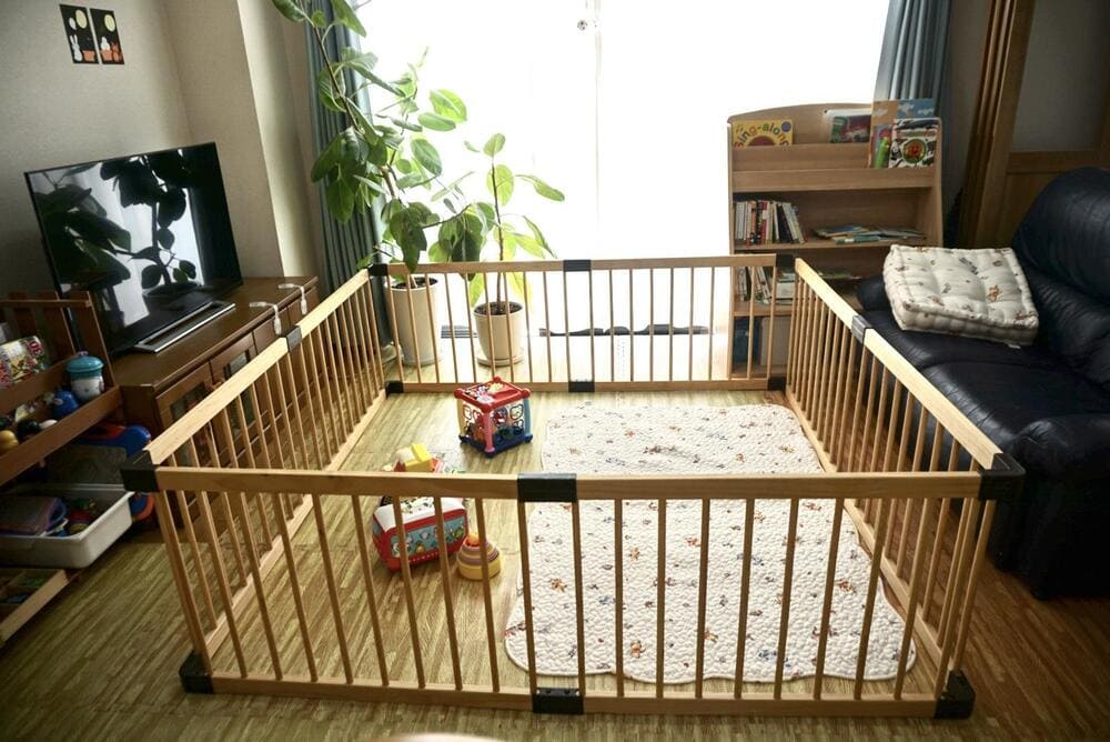 ベビーベッド設置しました: 片付けたくなる部屋づくり