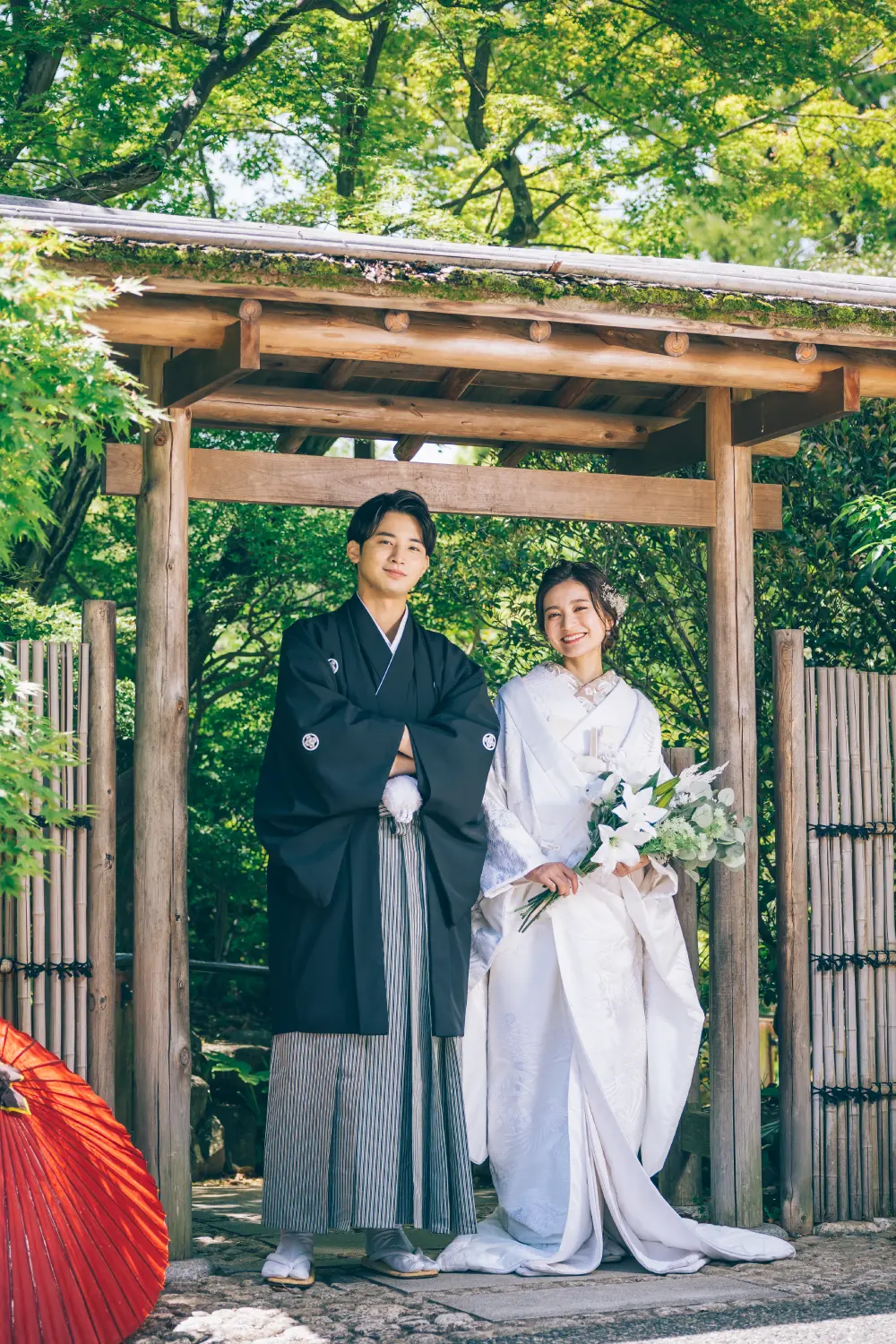 中之島ナイト 洋装1点＋和装2点ロケプラン大阪の和装前撮り・フォトウエディングのスタジオゼロ