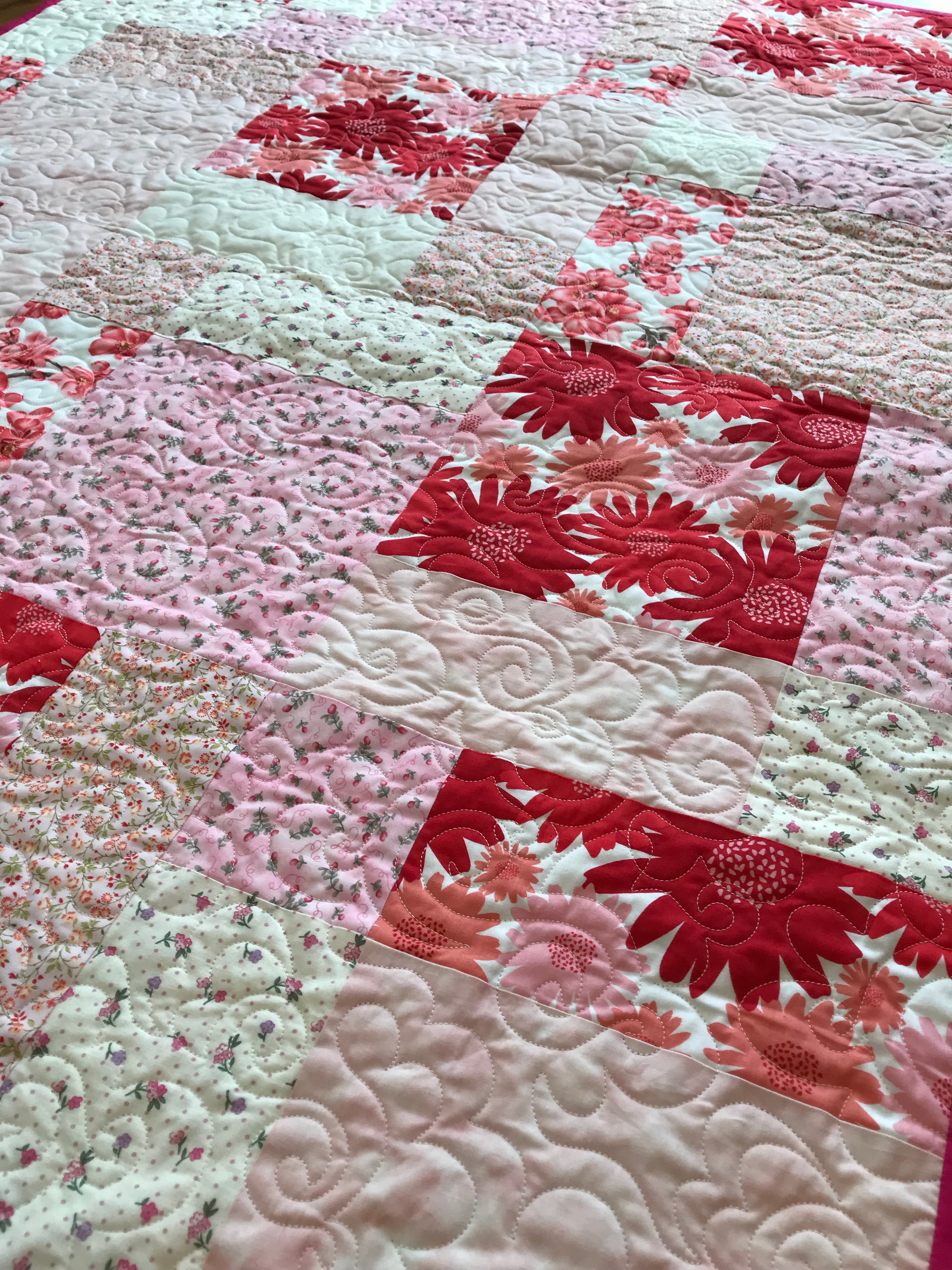 姪っ子にお願いされてベビーキルトを製作中世界に一つの布小物~☆SweetDreams☆~