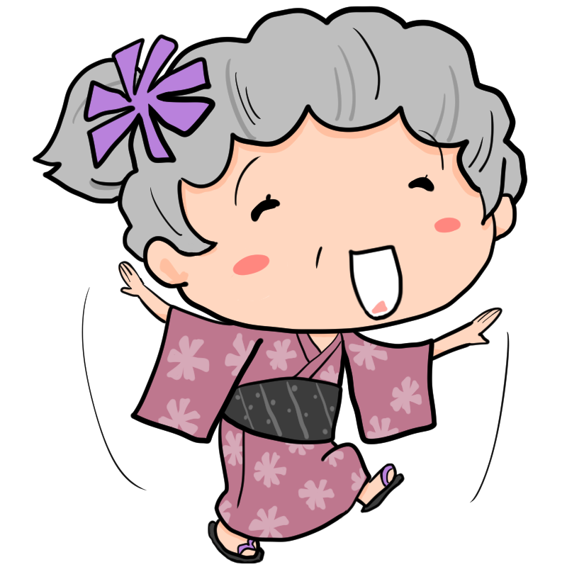 かわいいおばあちゃん おじいちゃんでもいい に癒されたくて、気付いたら無心で想像上のかわいいおばあちゃんを描いていた。imo-nakしんじゅくノート 新宿区