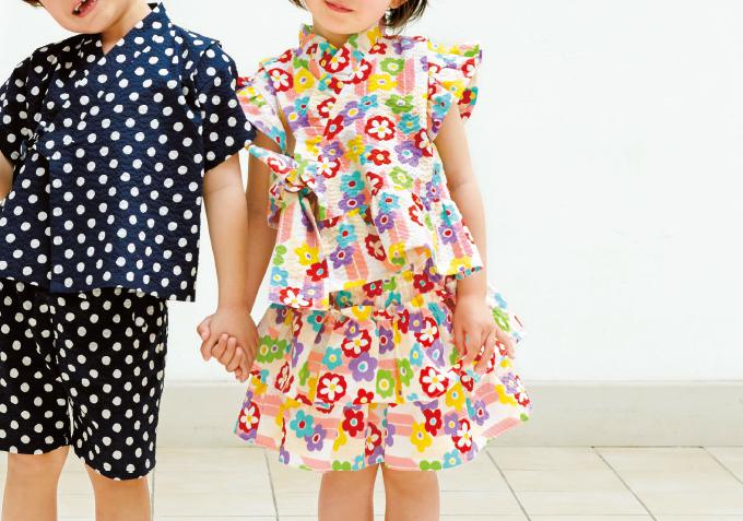 型紙・作り方 子供のフリル袖ワンピース - ハンドメイド洋裁ブログ yanのてづくり手帖-簡単大人服・子供服・小物の無料型紙と作り方
