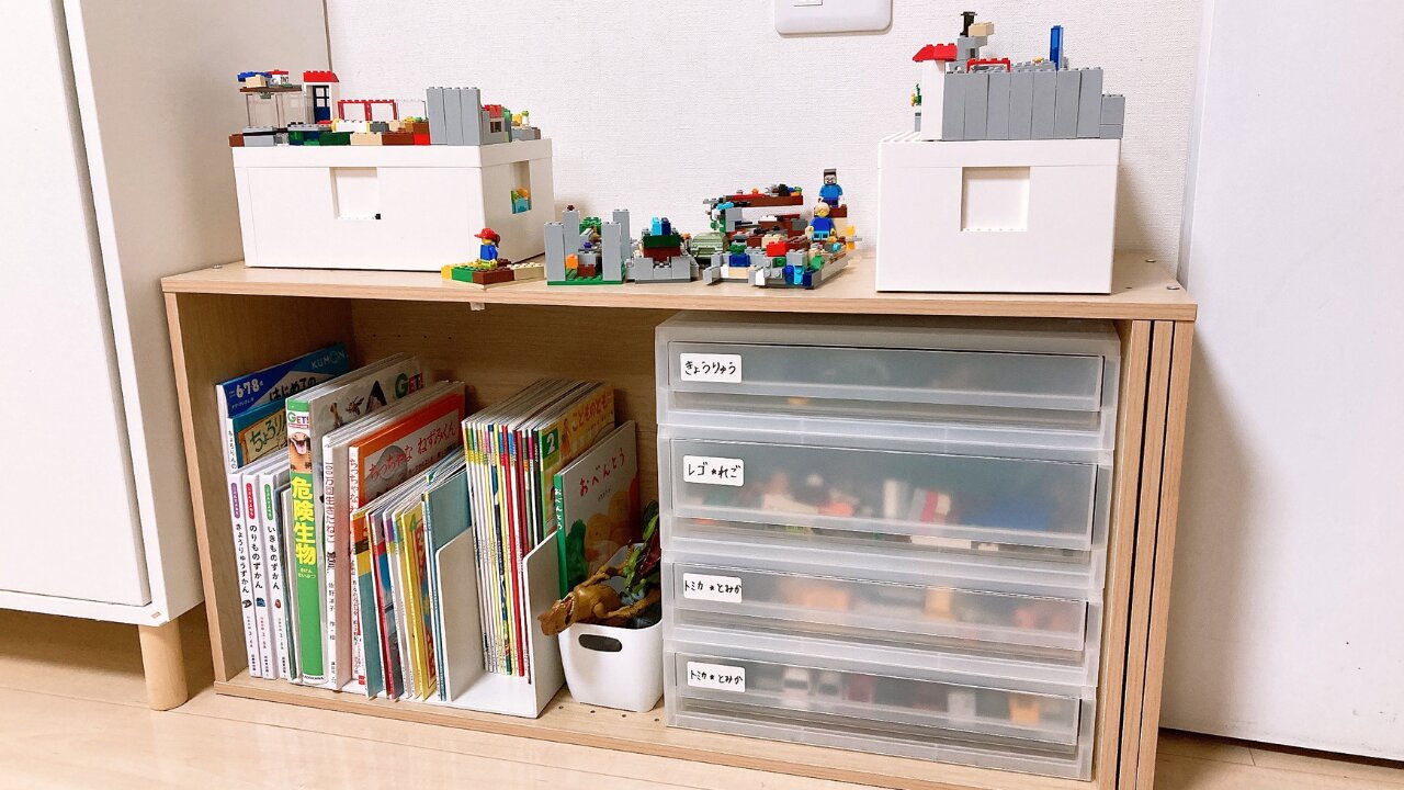 2個セット カラーボックス 扉付き 収納 おしゃれ 収納ボックス スタッキングボックス 幅40cm おもちゃ収納 おもちゃ箱 おもちゃ 子供 こども子ども キッズ 前開き フタ付き 積み重ね 収納ケース box 木製 子供部屋 アイリスオーヤマ STB-400D おもちゃ収納」をプロが