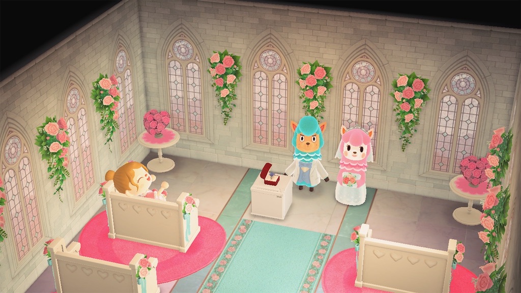 あつ森 シックな挙式かんがえちゅう