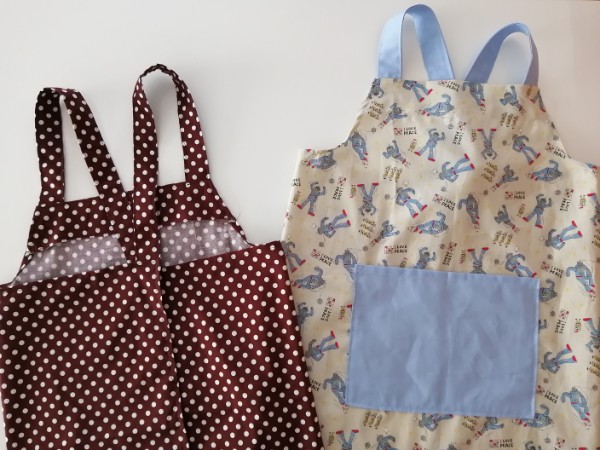 ホームソーイング型紙シリーズ No.049_こども用バッククロスエプロンnunocoto fabric