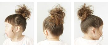 子どものお団子ヘアのやり方！夏祭りや発表会に簡単ヘアアレンジヘアアレンジAll About