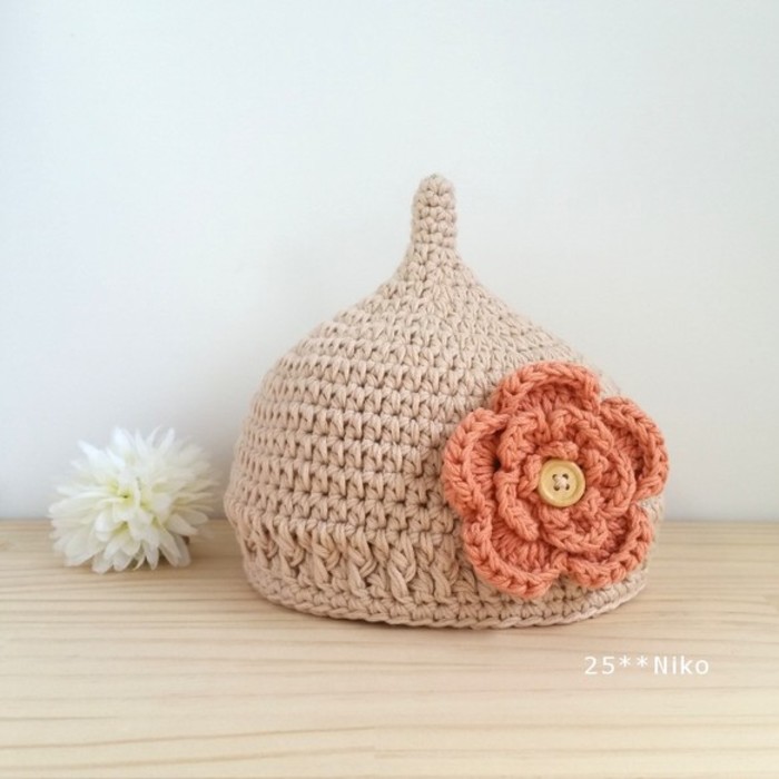 コースレッスン かぎ針編みで作る ベビー＆キッズのどんぐり帽子講座編み物