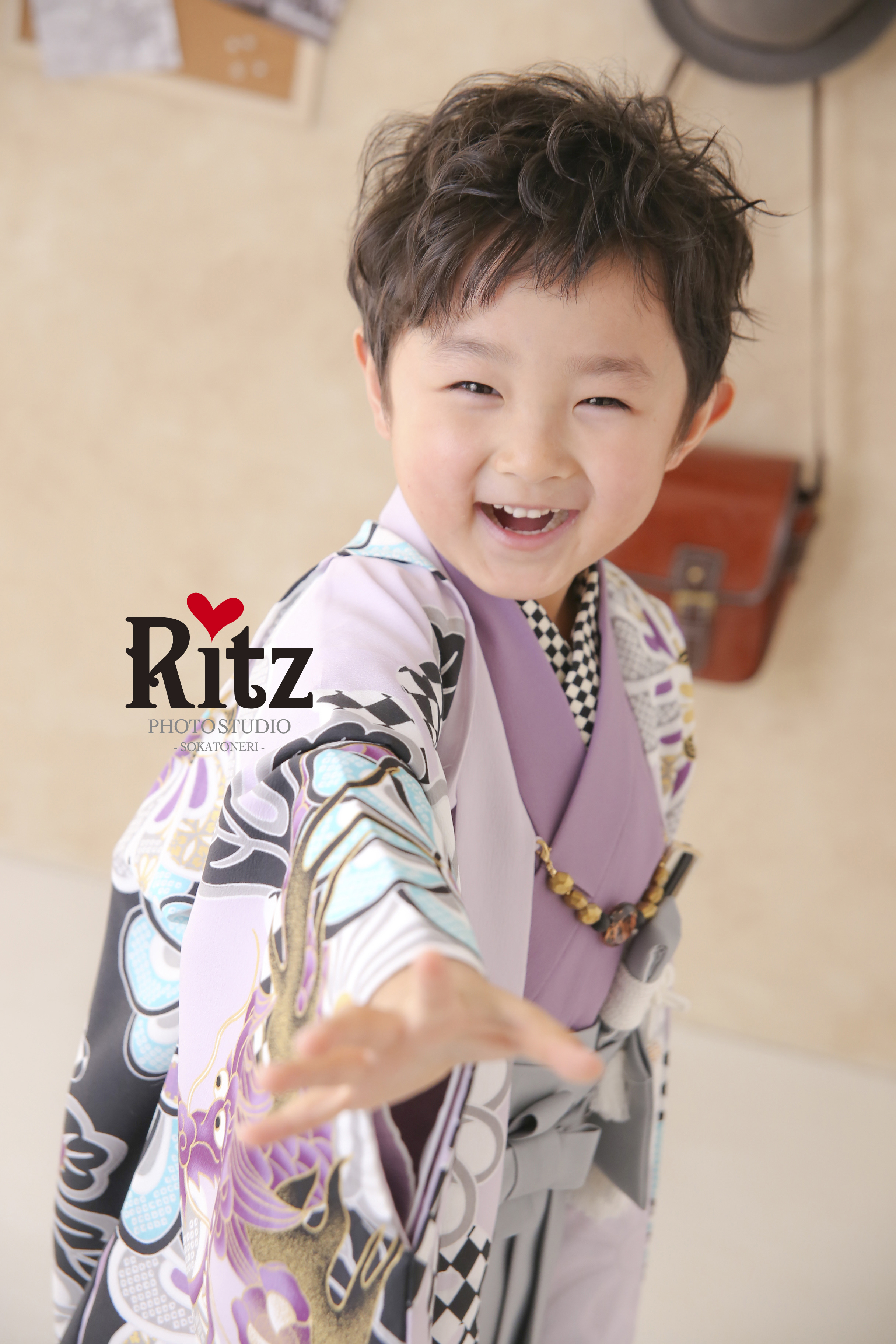 ３歳の男の子の七五三〜和装の着付け・レンタル衣装・七五三・成人式の着付けはブライダルカ・レーンへ