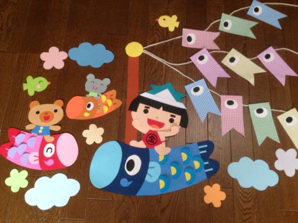 鯉のぼり 製作キット 壁面飾り 春 保育 高齢者 クラフト