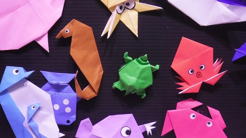 簡単折り紙 プッシュポップの折り方 origami POP IT fidget toy ポップイット ボタン