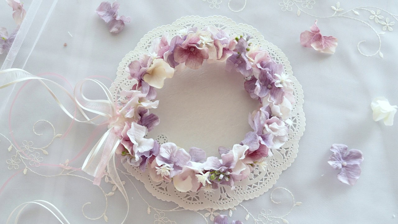 花かんむりの作り方。 : 花屋「ニコグサ」やってます