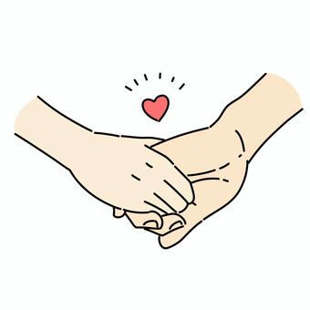 恋人と手をつなぐ Love握り の無料の写真素材 - ID.4392フリー素材 ぱくたそ