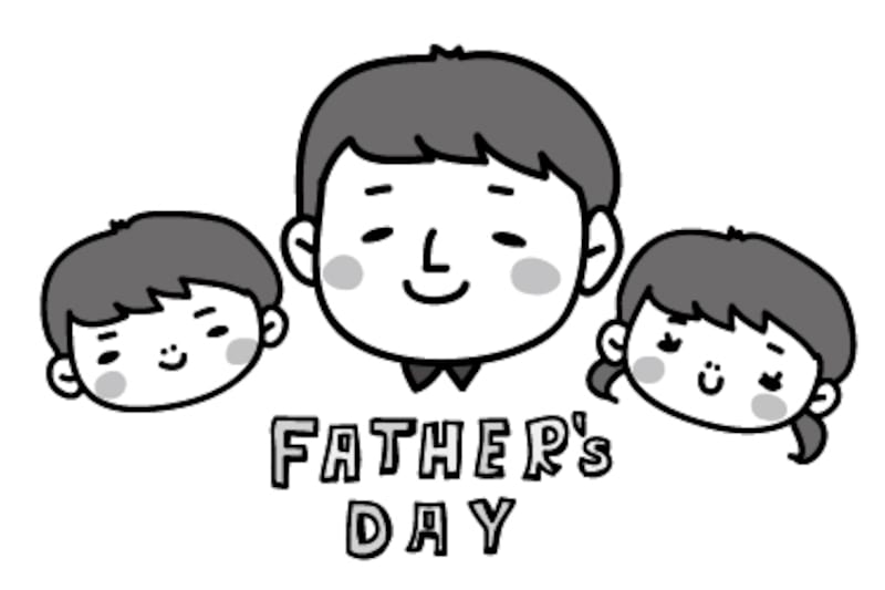父の日のイラストのイラスト素材・ベクター Image 55011868