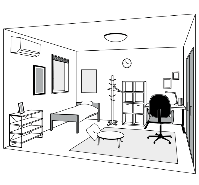 子供部屋はベッドの配置が最大の問題！家具レイアウトの基本に忠実にトライNew！収納教える．コム