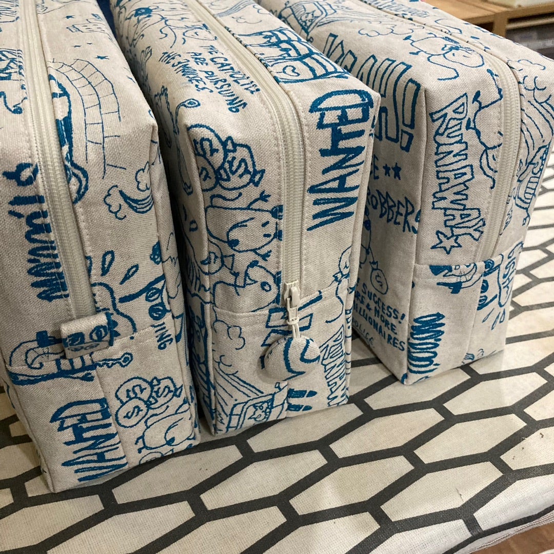 おむつポーチという名の大きなポーチの作り方編 その１smile!!happy