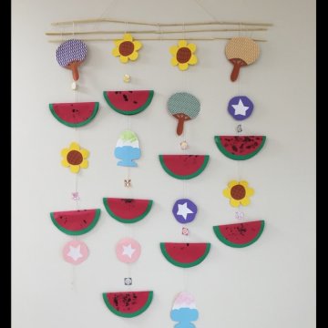 8月製作✂️スイカとパイナップル保育園製作 幼稚園製作 7月製作 8月製作 はじき絵 ハサミ練習 はさみ練習 スタンピング 製作活動 製作 アイデア 0歳児製作 1歳児製作 2歳児製作 3歳児製作 4歳児製作 5歳児製作 製作遊び 指スタンプ