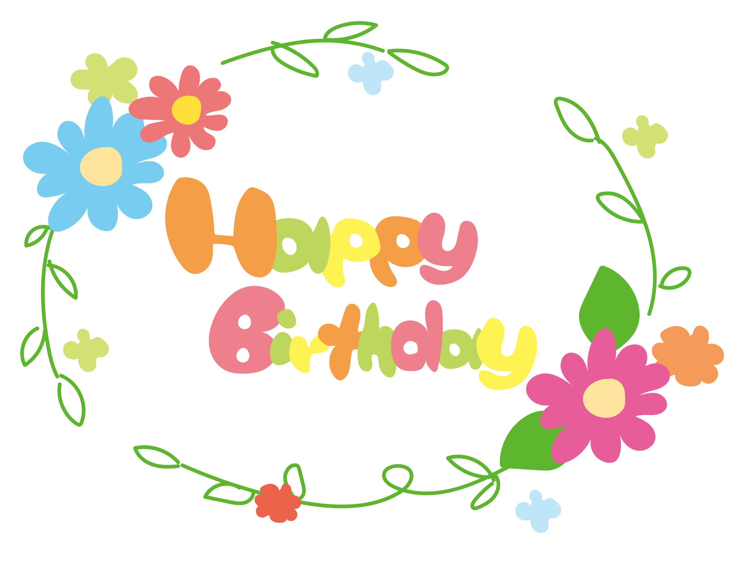 まとめ 誕生日の無料イラスト素材集イラストイメージ