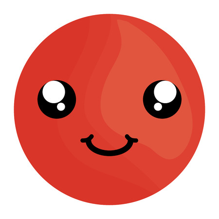 ほっこりした笑顔の絵文字嬉しい・幸せ・安心などポジティブな感情で笑っているシンプルな顔のアイコンのイラスト素材295925249-イメージマート