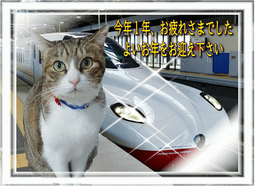 ゴーーン, もうすぐ2024年が終わるよ～！！✨, 今日は池ぶくろう先輩が除夜の鐘を叩いているブル🦉🔔, みんな、今年はどんな年だった？,まーぶは最高の仲間とたくさん良いお仕事ができたんだ、んだ🐾✨, 来年もこの調子で駆け抜けるブルっ💨,みんなにとって、新しい年がワンダフルなものになりますように💛, それでは、よいお年を～～んだ🌟🐾🦉,年末のご挨拶オリジナルキャラクター
