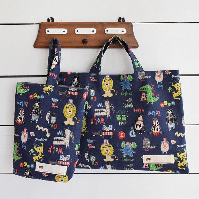 レッスンバッグ -フリルトート 入園 入学 DORACO FIRSTドラコファーストブランド通学・通園