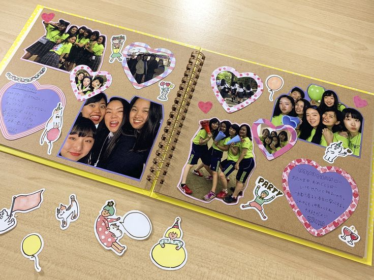 手作りアルバムを作成して、送別会や卒業式の思い出を可愛く残してプレゼントしよう