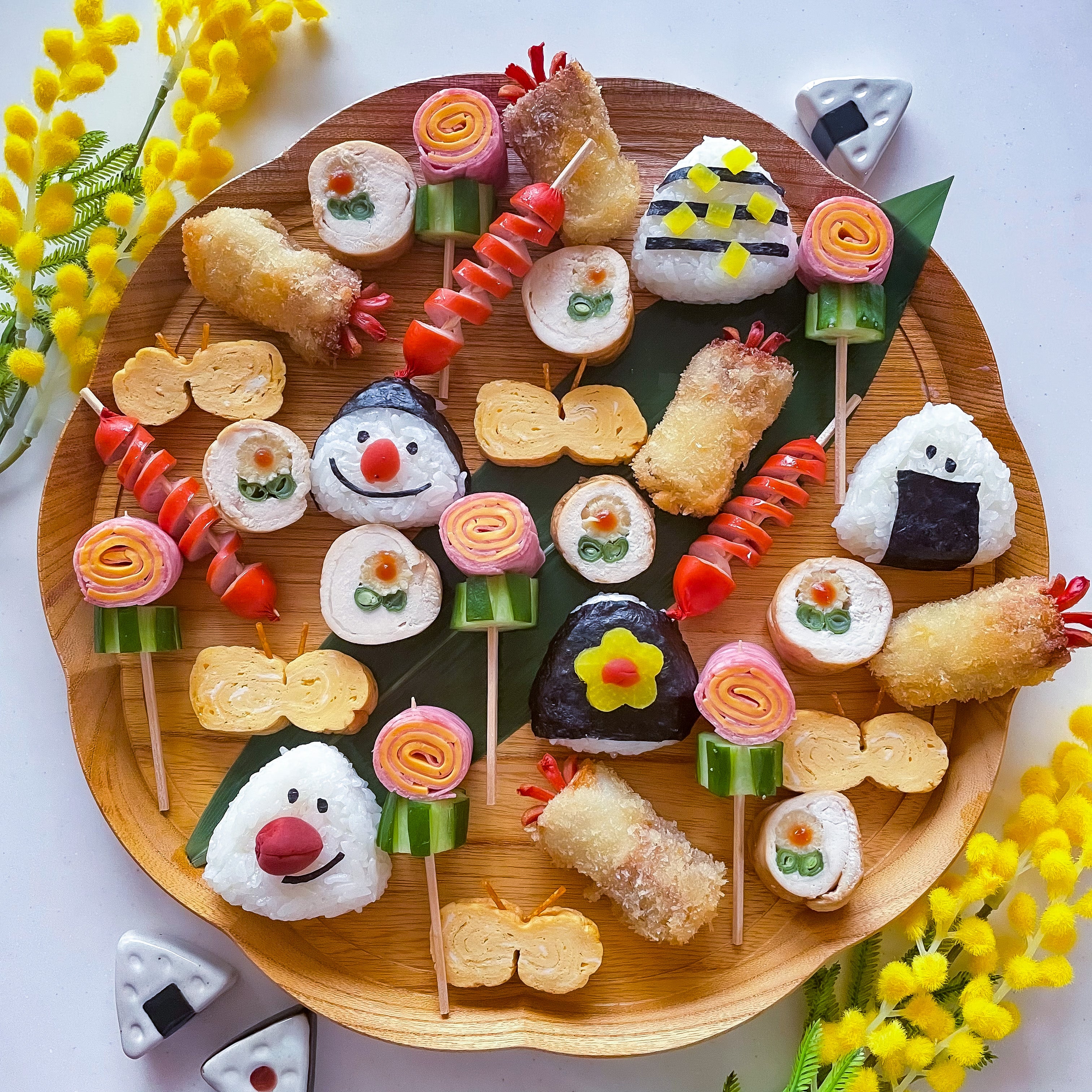 かわいいお弁当: ダイソーグッズで映えるハンバーグ弁当