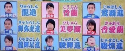澤井家 大家族 の息子 子供 の名前が変な名前！？キラキラネームすぎてヤバい！？ ザノンフィクション