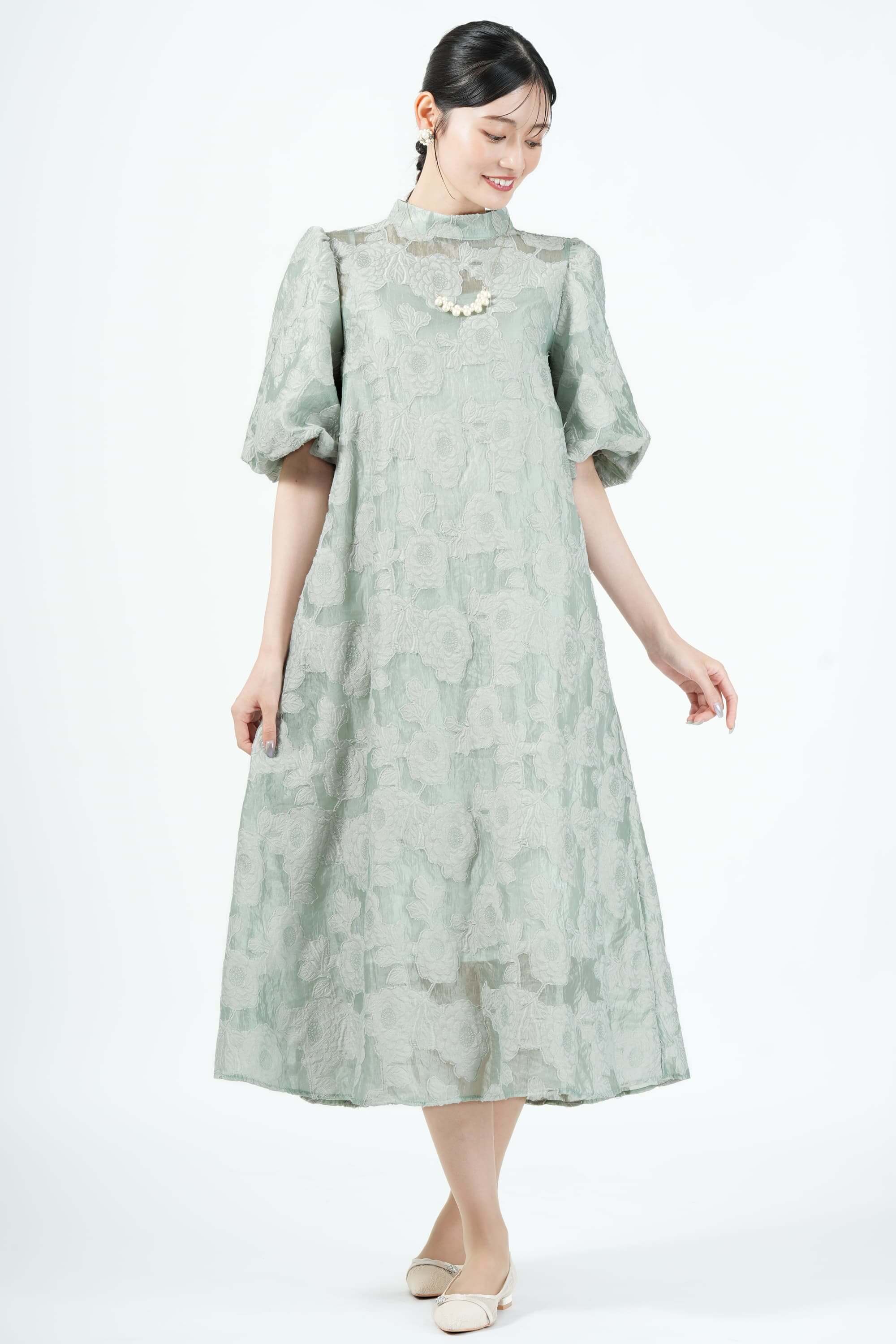 モチーフレース シアー ワンピース パーティードレス 結婚式 お呼ばれ マタニティ オケージョン 妊婦 ドレス Kana カナ のファッション通販- ZOZOTOWN