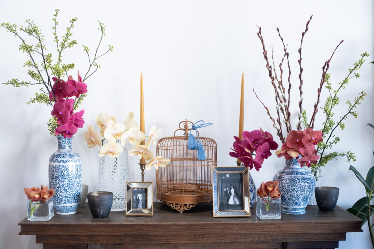 初夏を感じるオリジナルウェルカムスペース南青山ル・アンジェ教会