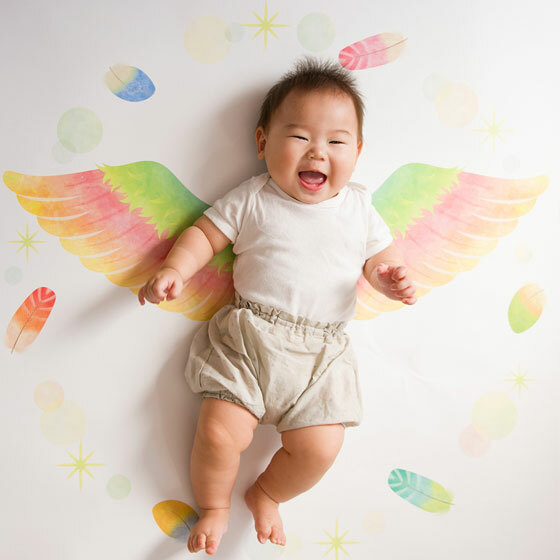 赤ちゃんの1ヶ月記念にアート写真を！おしゃれに撮るアイデア6選こども写真館スタジオアリス写真スタジオ・フォトスタジオ