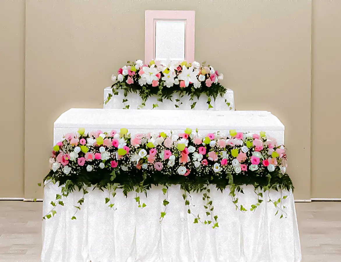 四ツ木斎場のご案内祭壇 のご紹介