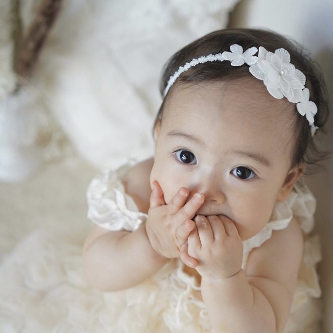 3種のベビーヘアバンドの作り方 無料型紙