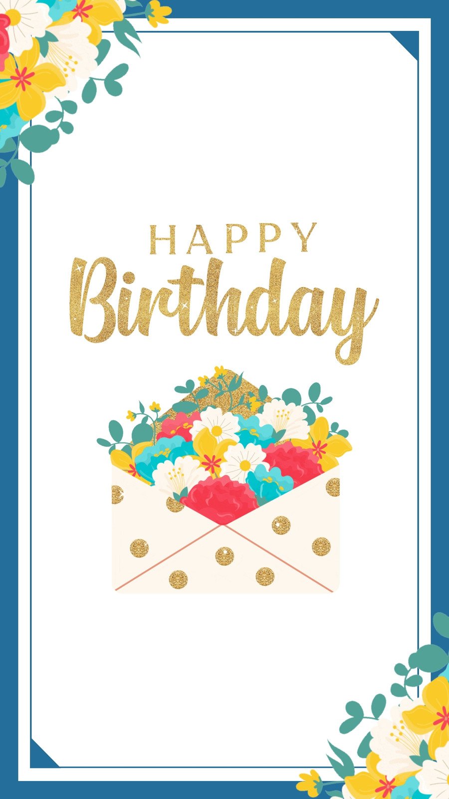 かわいい＆おしゃれなデザインの誕生日 バースデー カードが使い放題！テンプレートをダウンロードイラストボックス「プレミアム」テンプレート