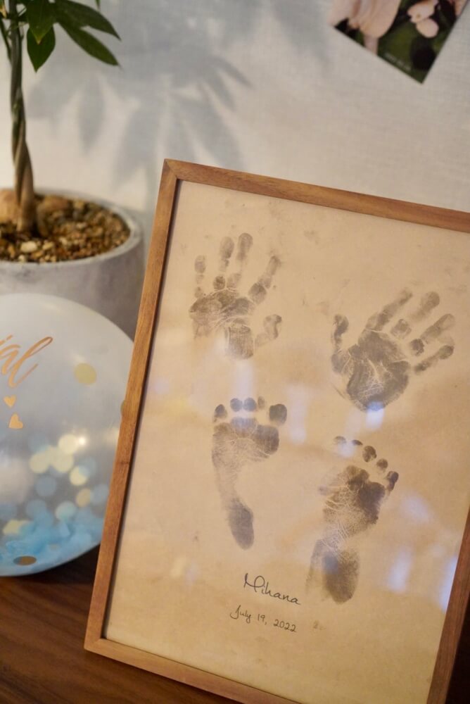 赤ちゃん 手形アートのおしゃれなアレンジ・飾り方のインテリア実例RoomClip ルームクリップ