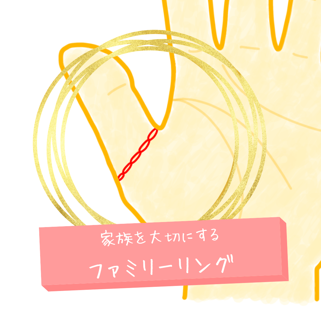 手相でファミリーリングというのがあります。これは家庭円満の相だそう- Yahoo!知恵袋