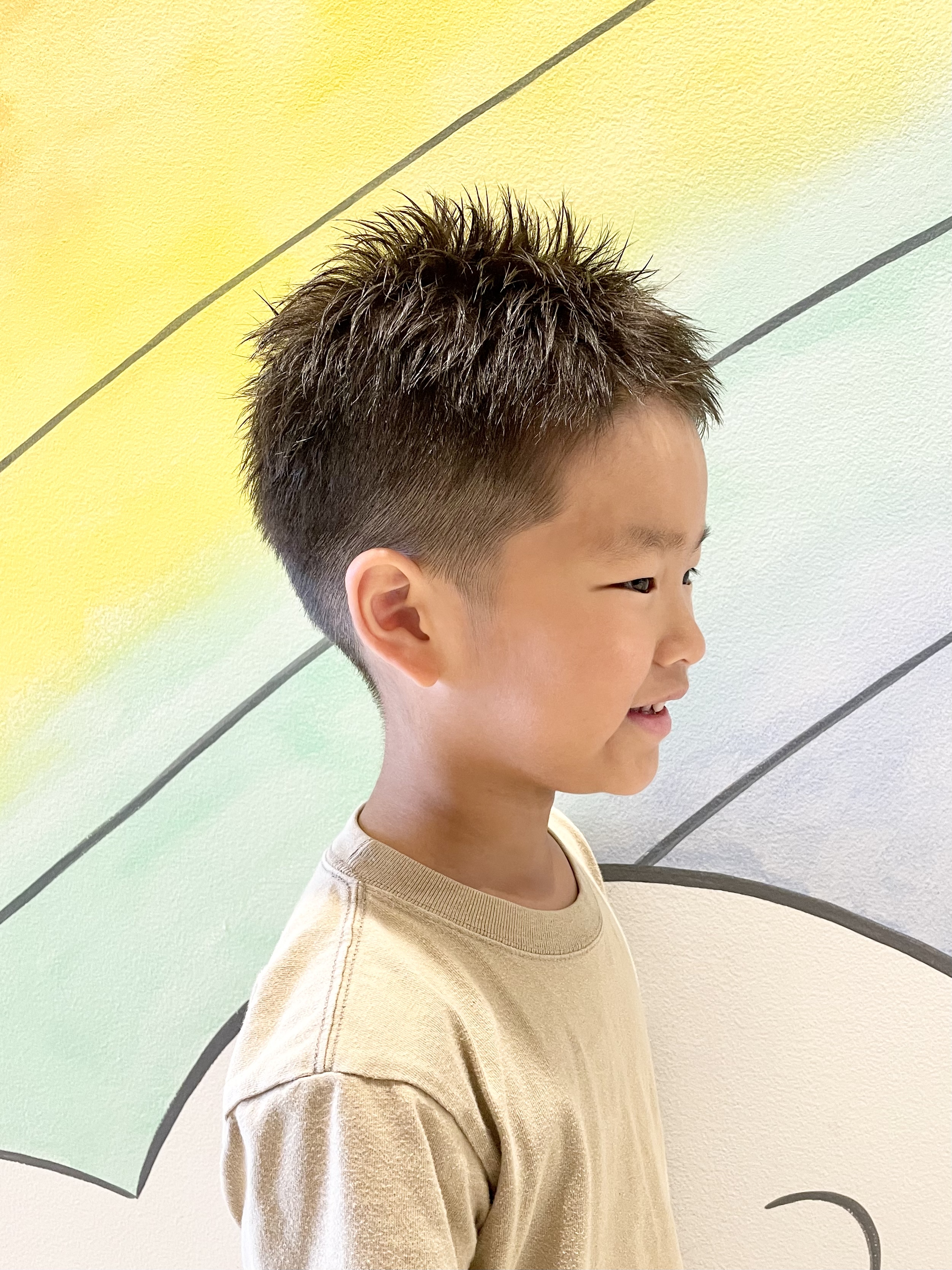 こどもの髪型 ノーセットでもかっこいい♡ツーブロックチョキ友こども専門美容室チョッキンズキッズサロンCHOKKIN'S