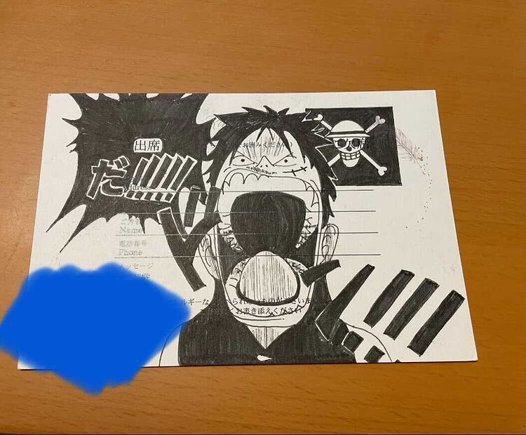 結婚式の招待状の返信はがきをお書きいたします 招待状にお好きなキャラクターを添えて、新郎新婦にサプライズ♡ココナラ