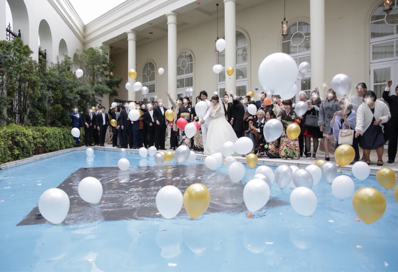 ゲストみんなと楽しもうバルーン演出 バルーン電報、結婚式、バレエ発表会、開店祝いはハーティーバルーンへ