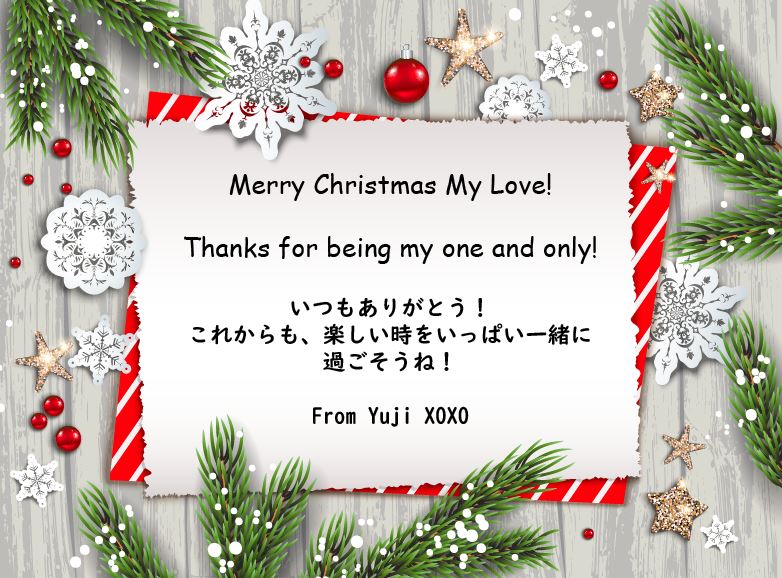 欧米流！？クリスマスカードで感謝の気持ちを届けよう！Canarie