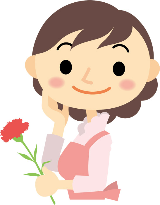 親を心配する人のイラスト 女性かわいいフリー素材集 いらすとや