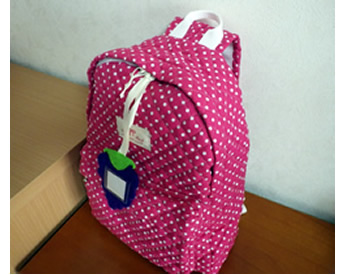 ストリングキルトのリュックに、ポケットをつけました手作りパッチワークキットの通販 パッチワーク・ウェンディーズ WENDY'S