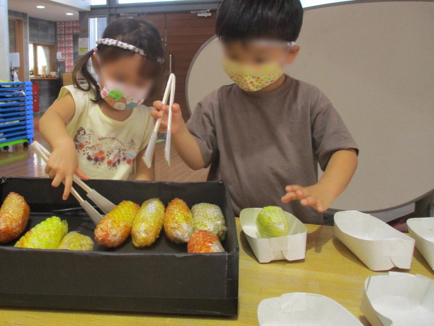 アイデア溢れる手作り縁日ごっこ「豊浜保育所」 - まちのニュース - 観音寺市