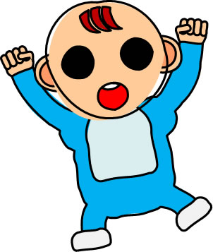 笑顔の赤ちゃんの顔のイラスト - 無料のイラストなら「いらすと・ごー」