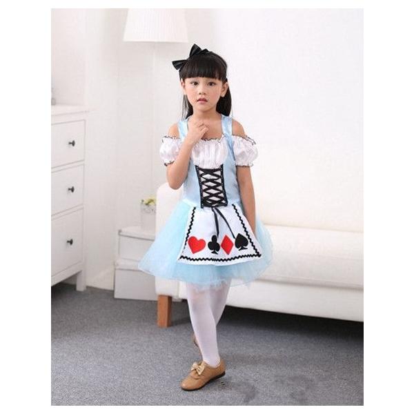 Qoo10ハロウィン 衣装 子供 アリス コスプレ