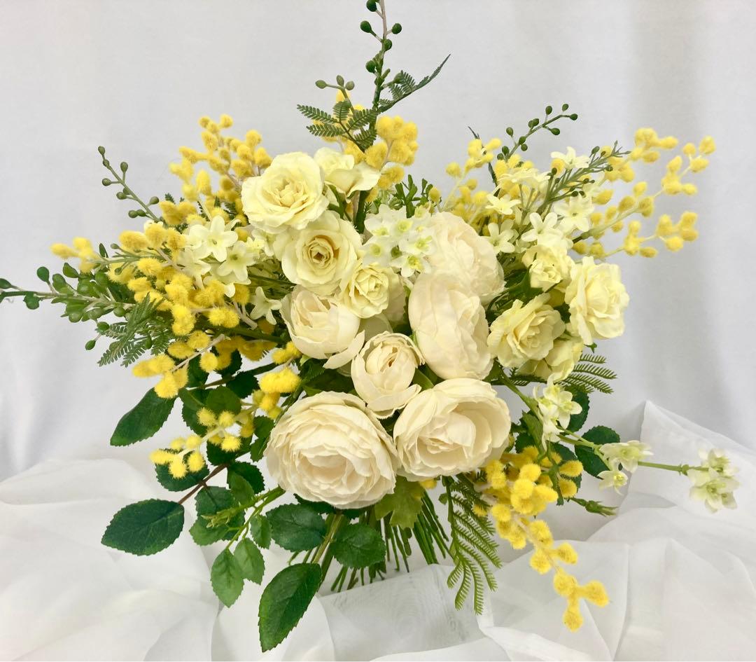 ミモザのウェディングブーケブーケときどき花嫁 Bremen Wedding