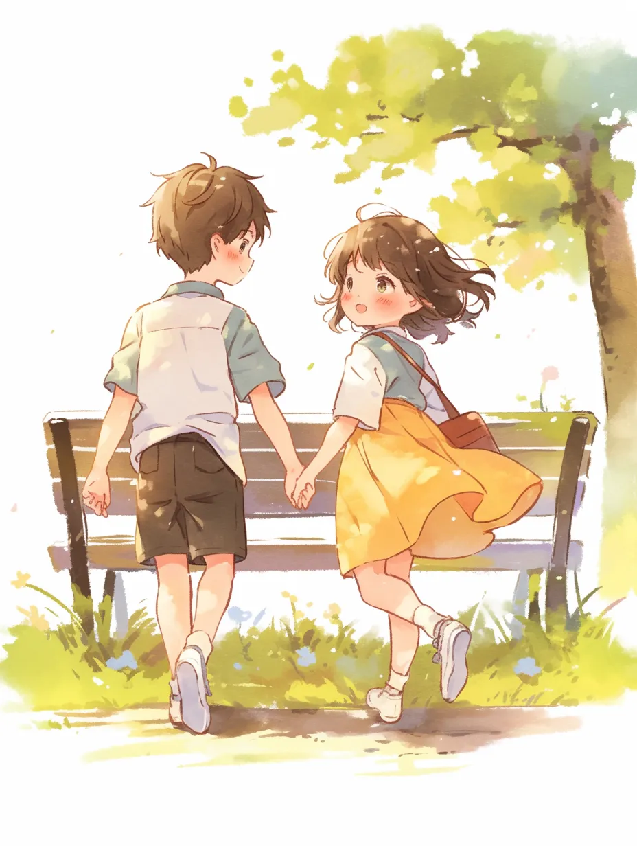 回る、手をつなぐ」の写真・イラスト素材アマナイメージズ