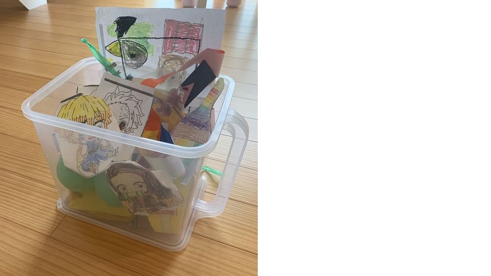 楽天市場 保育園 作品 収納の通販