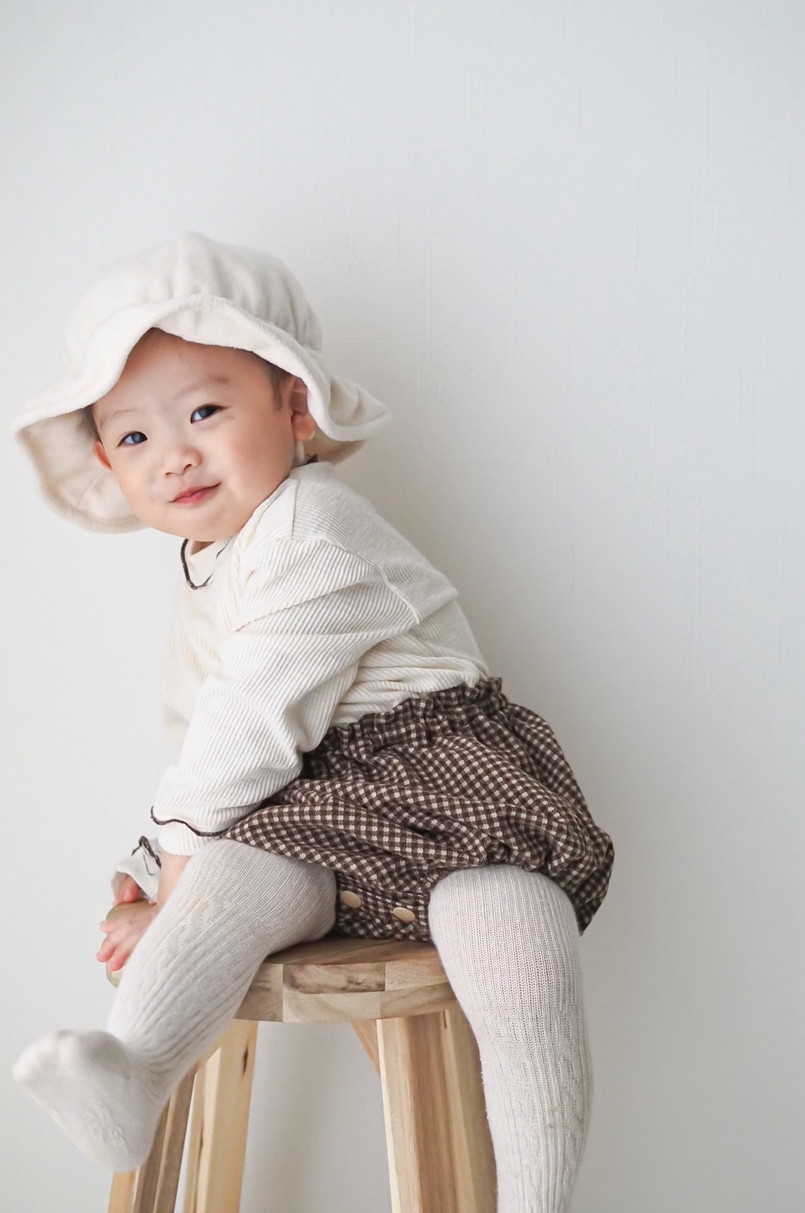 即納商品*送料無料 ギンガムチェックブルマsetpetit miel