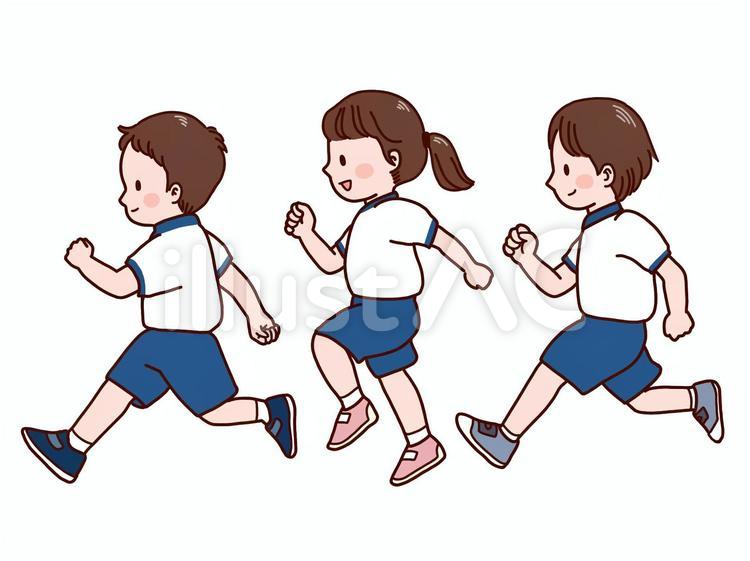 走っている子供のイラスト 女の子かわいいフリー素材集 いらすとや